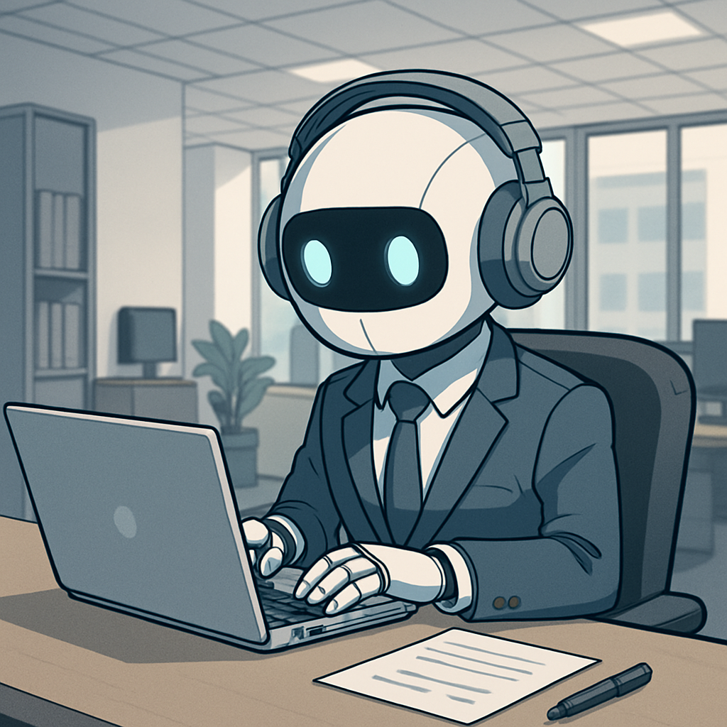 An AI agent working in office